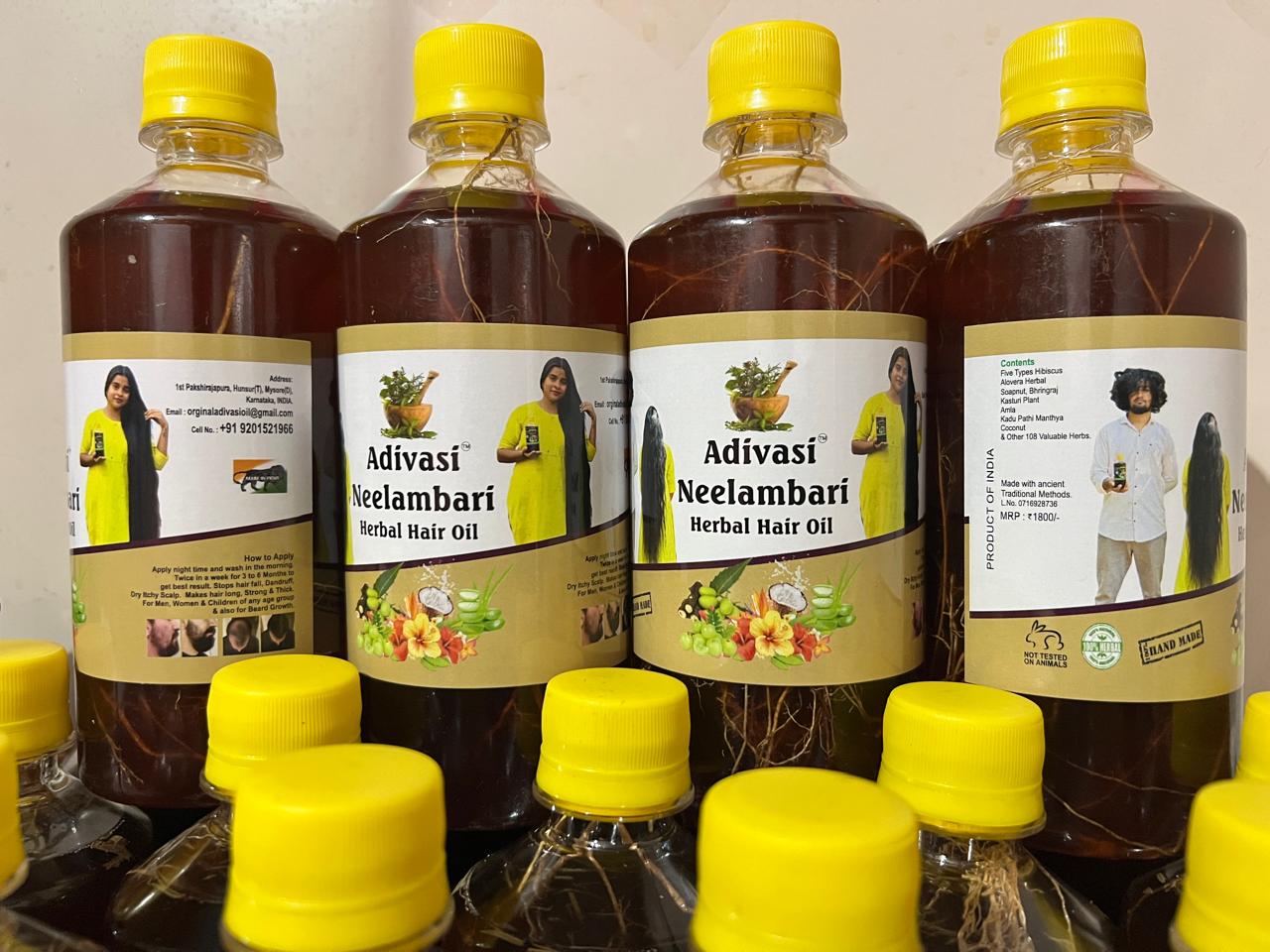 Adivasi Neelambari Hair Oil (500ml)