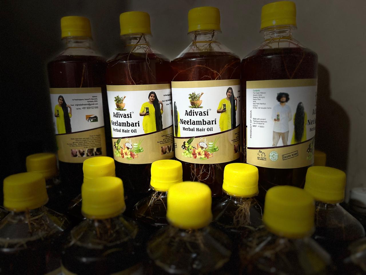 Adivasi Neelambari Hair Oil (1 liter)